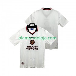 Camisola Manchester United 1996 1997 Retro Homem Equipamento Segundo Manga Curta